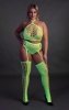 Two Piece with Crop Top and Stockings  XL/XXXXL